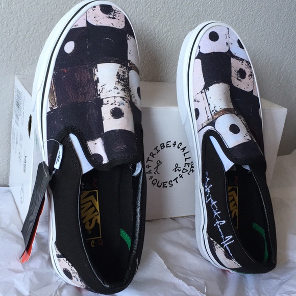 Vans Shoes - vans classic slipon atcq black9